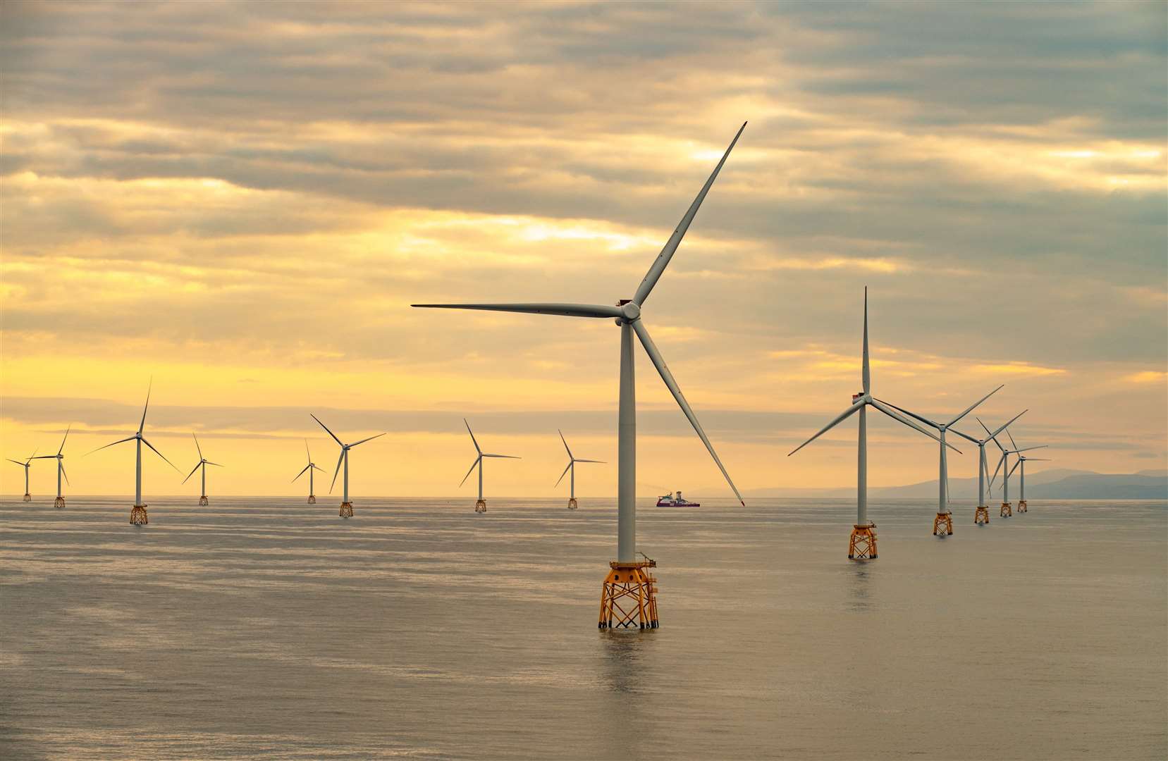 Beatrice offshore wind farm was completed in May 2019. Picture: BOWL