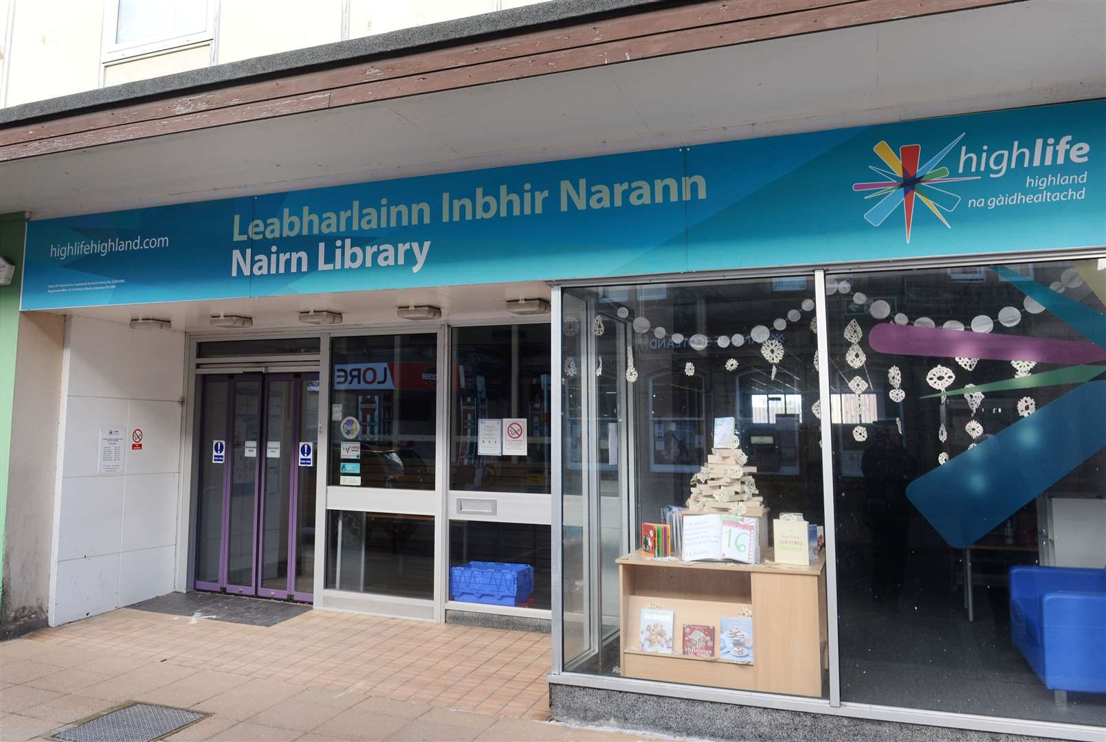 Nairn Library on the High Street. Picture: Gary Anthony.