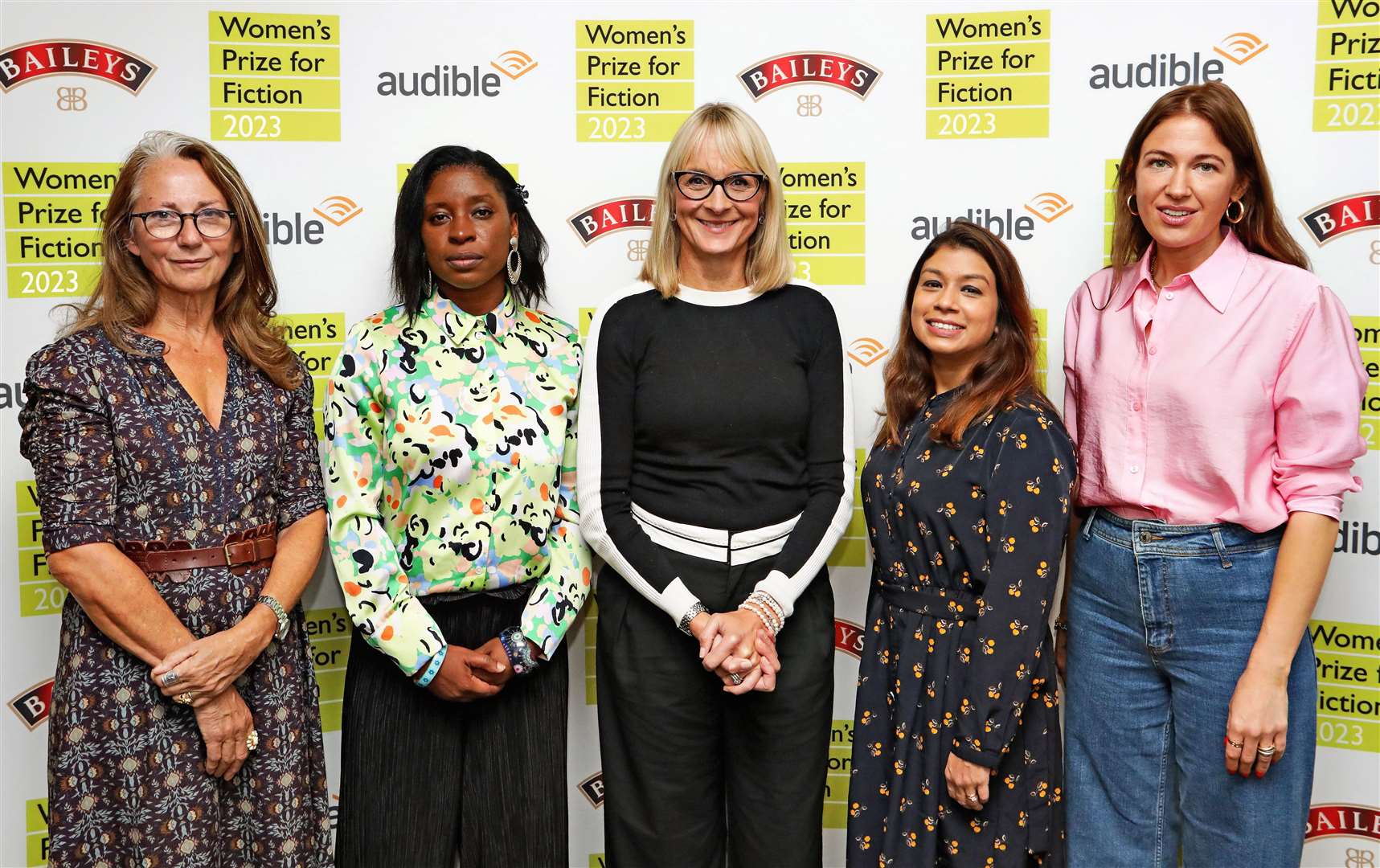 Louise Minchin with her fellow judges (Women’s Prize For Fiction/PA)