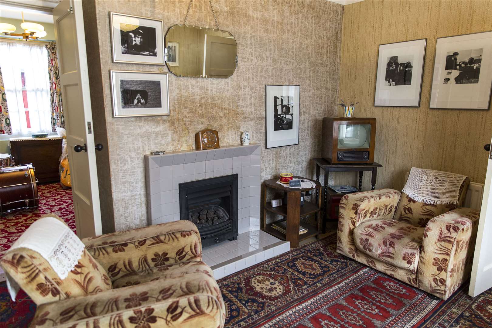 The front room of Sir Paul McCartney’s childhood home on Forthlin Road (Annapurna Mellor/National Trust/PA)