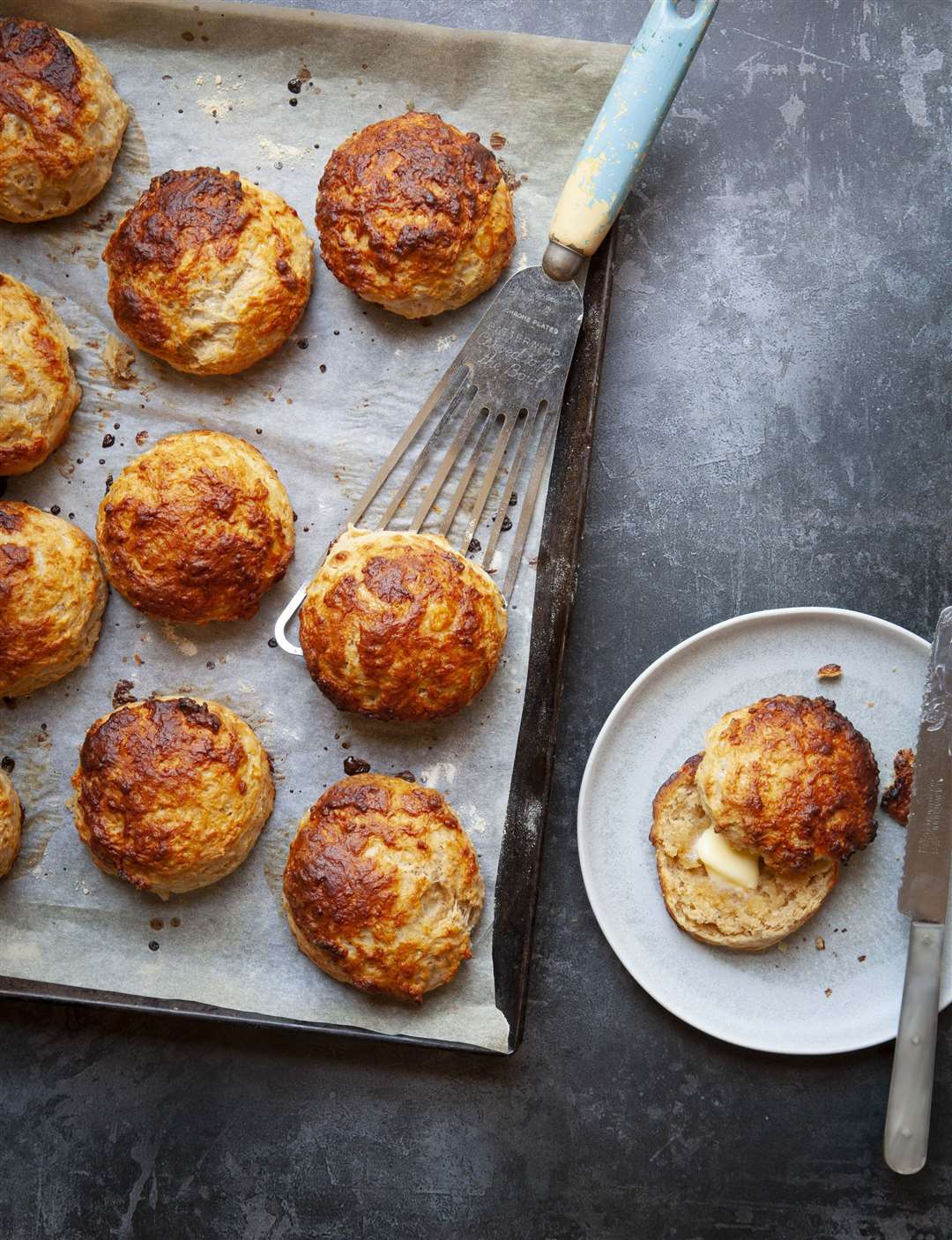 Cheese and Marmite scones. Picture: PA Photo/Andrew Hayes-Watkins