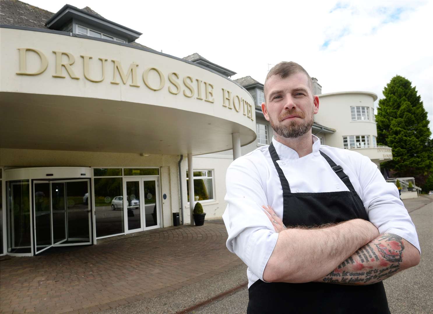New head chef at Drumossie Hotel, David MacDonald. Picture: Gary Anthony