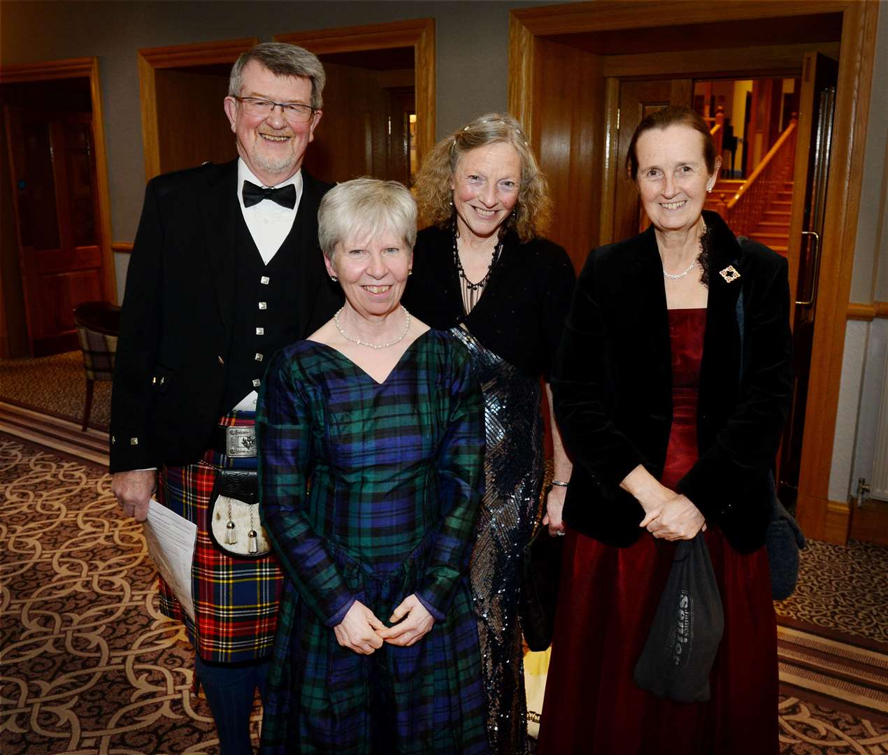 Ian and Susie Hazell, Susan MacKay and Judith Burop. Picture Gary Anthony.