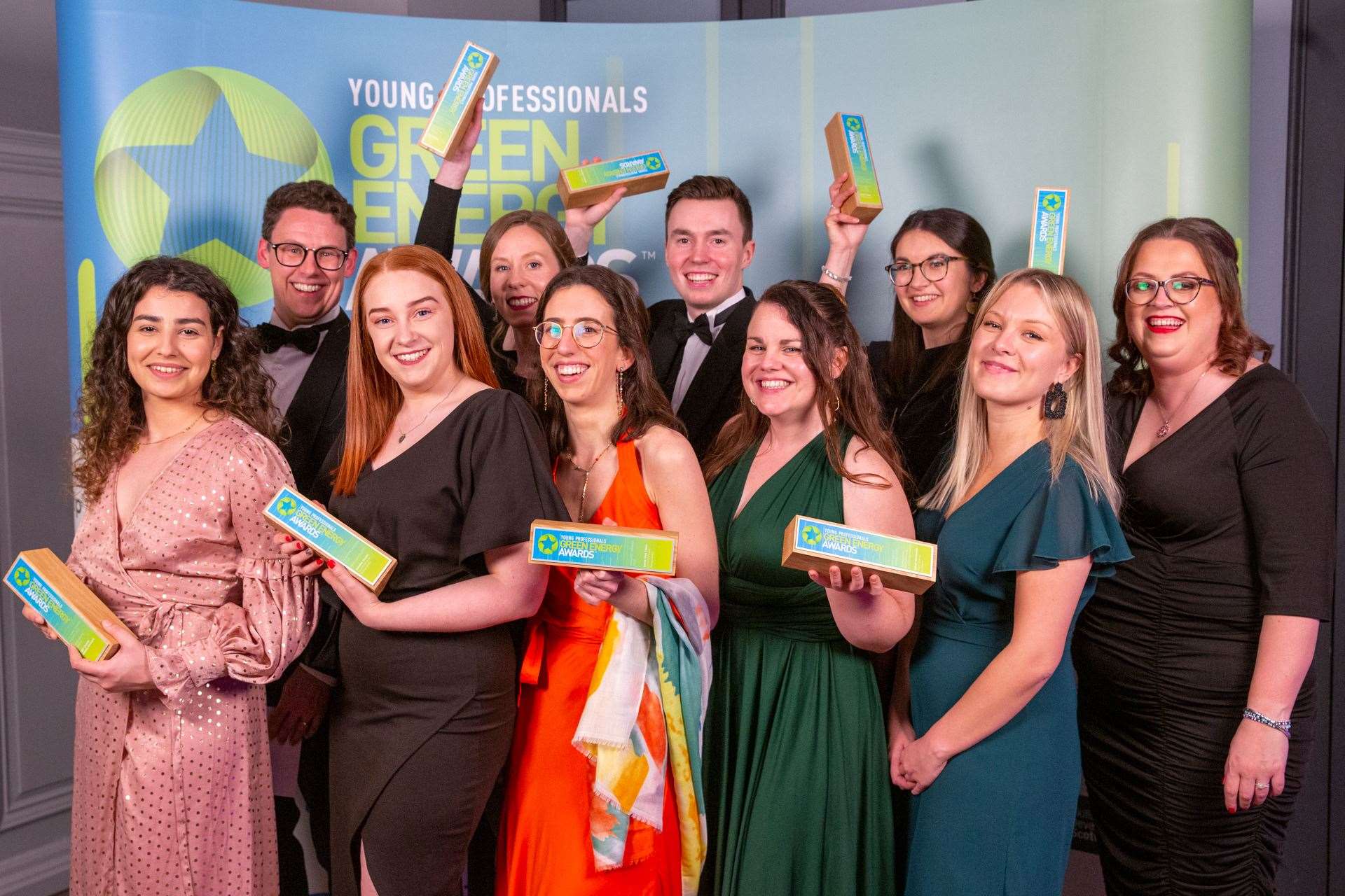 This year's Young Professionals Green Energy Award winners celebrate their success.