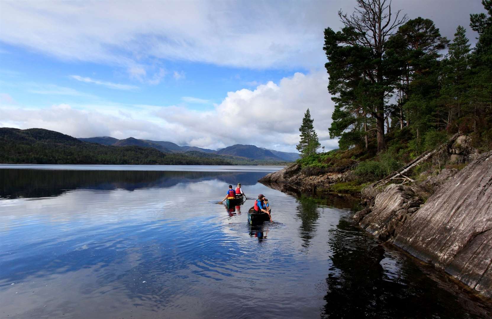 Open Canoeing In Glen Affric. Picture: VisitScotland / Paul Tomkins