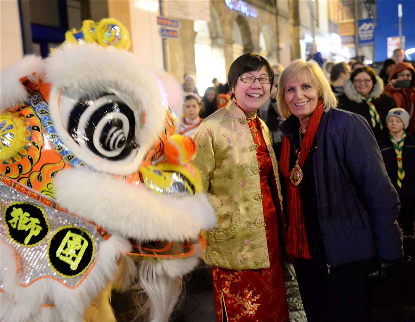 Monica Lee-Macpherson and Inverness Provost Helen Carmichael have celebrated the Chinese New Year together before.