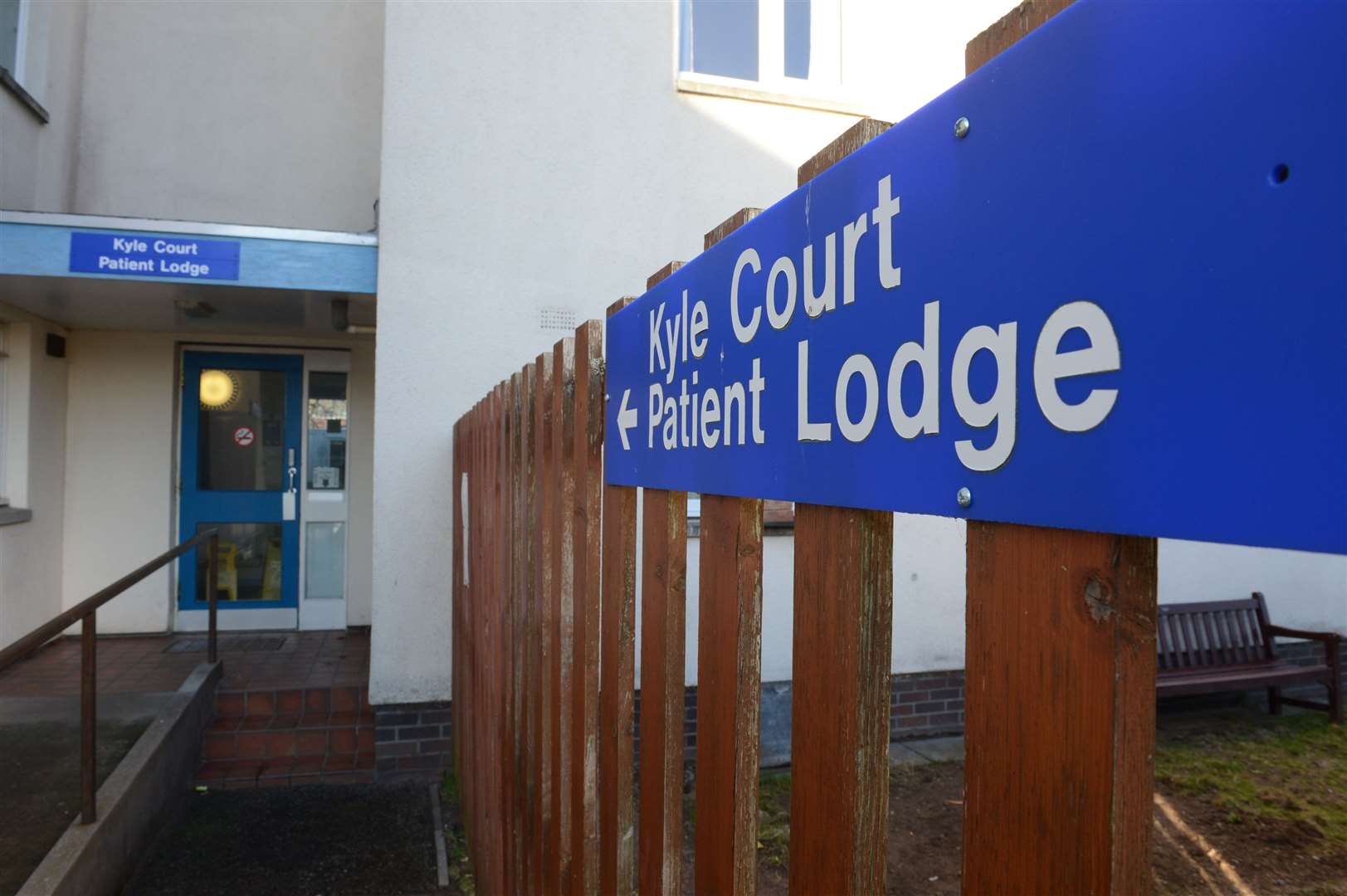 Kyle Court patient accommodation at Raigmore Hospital in Inverness.