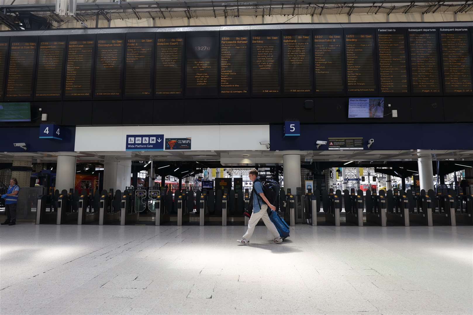 A very limited timetable will run on Wednesday (James Manning/PA)
