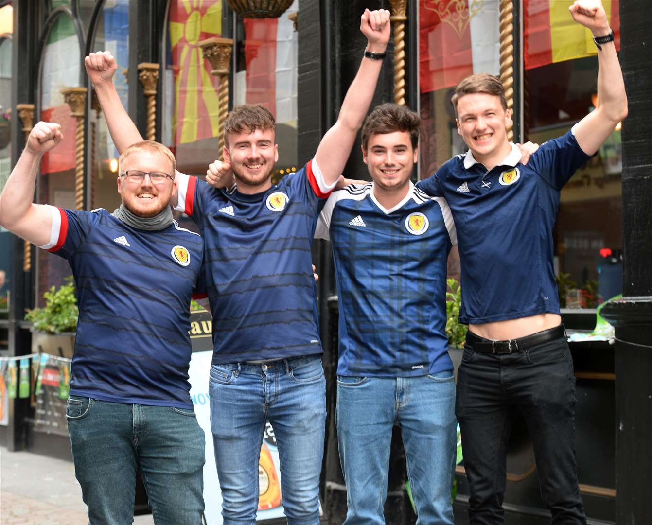 Fans cheering on Scotland in Inverness three years ago during Euro 2020, held in 2021. Picture: Gary Anthony