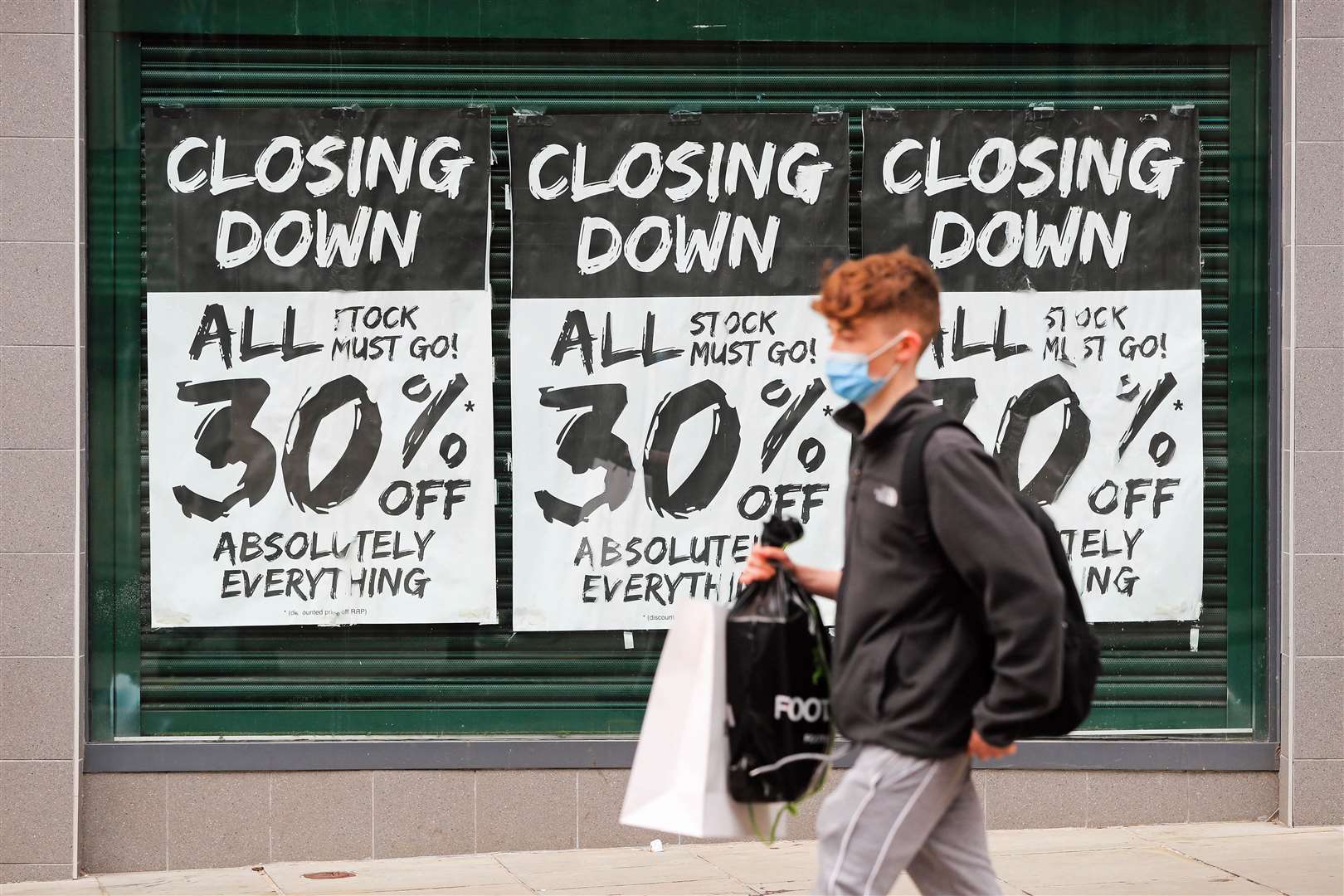 Twice as many net store closures occurred in the first half of 2020 in comparison with last year (Mike Egerton/PA)