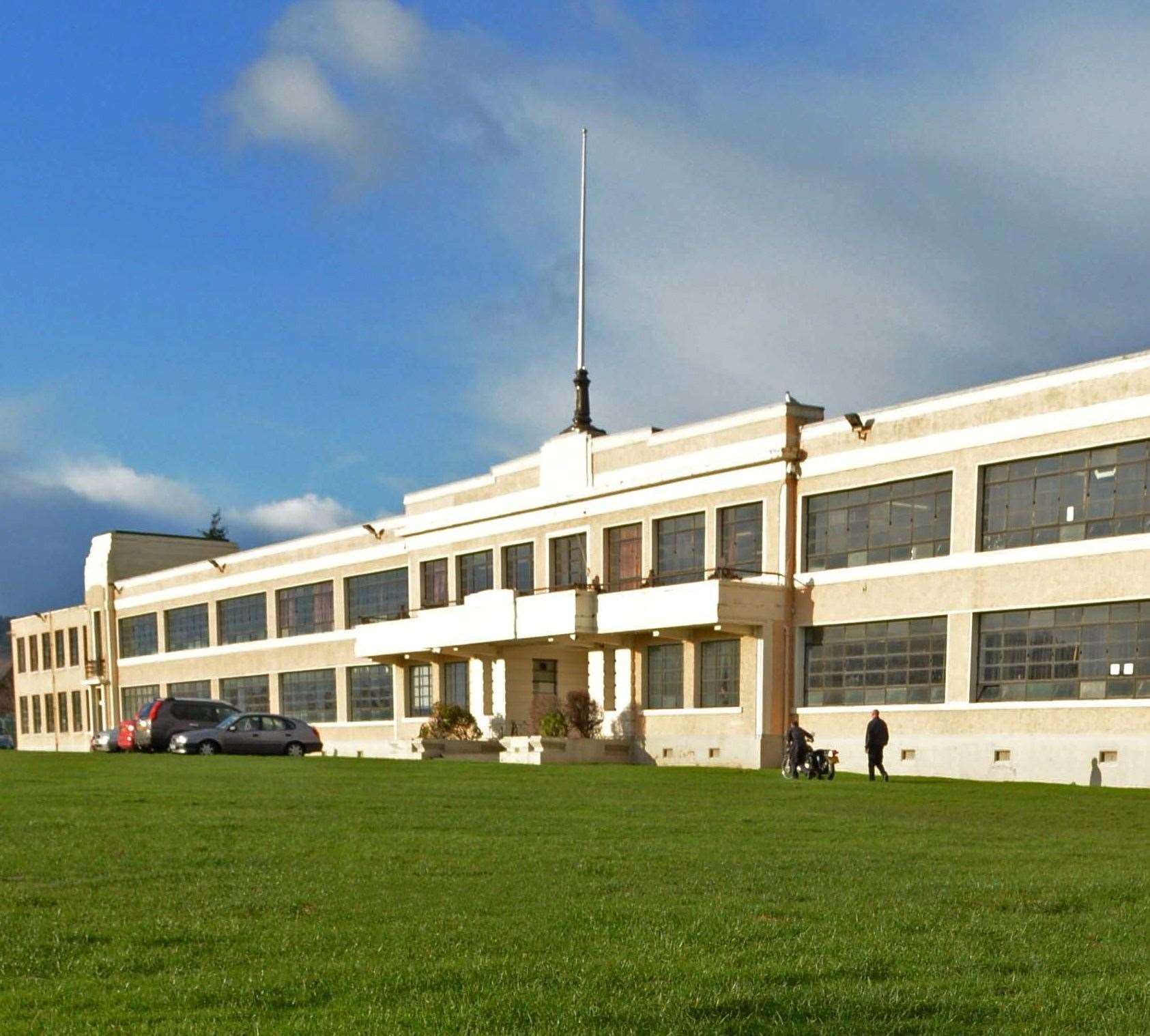 Inverness High School is undergoing major refurbishment work.