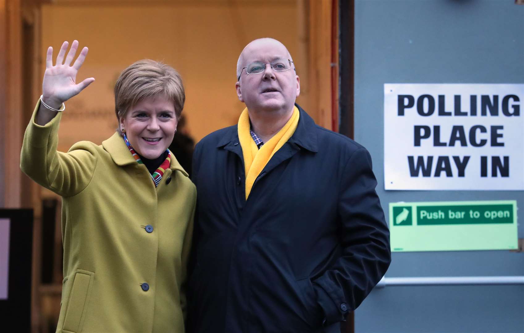 Peter Murrell has quit as SNP chief executive (Andrew Milligan/PA)