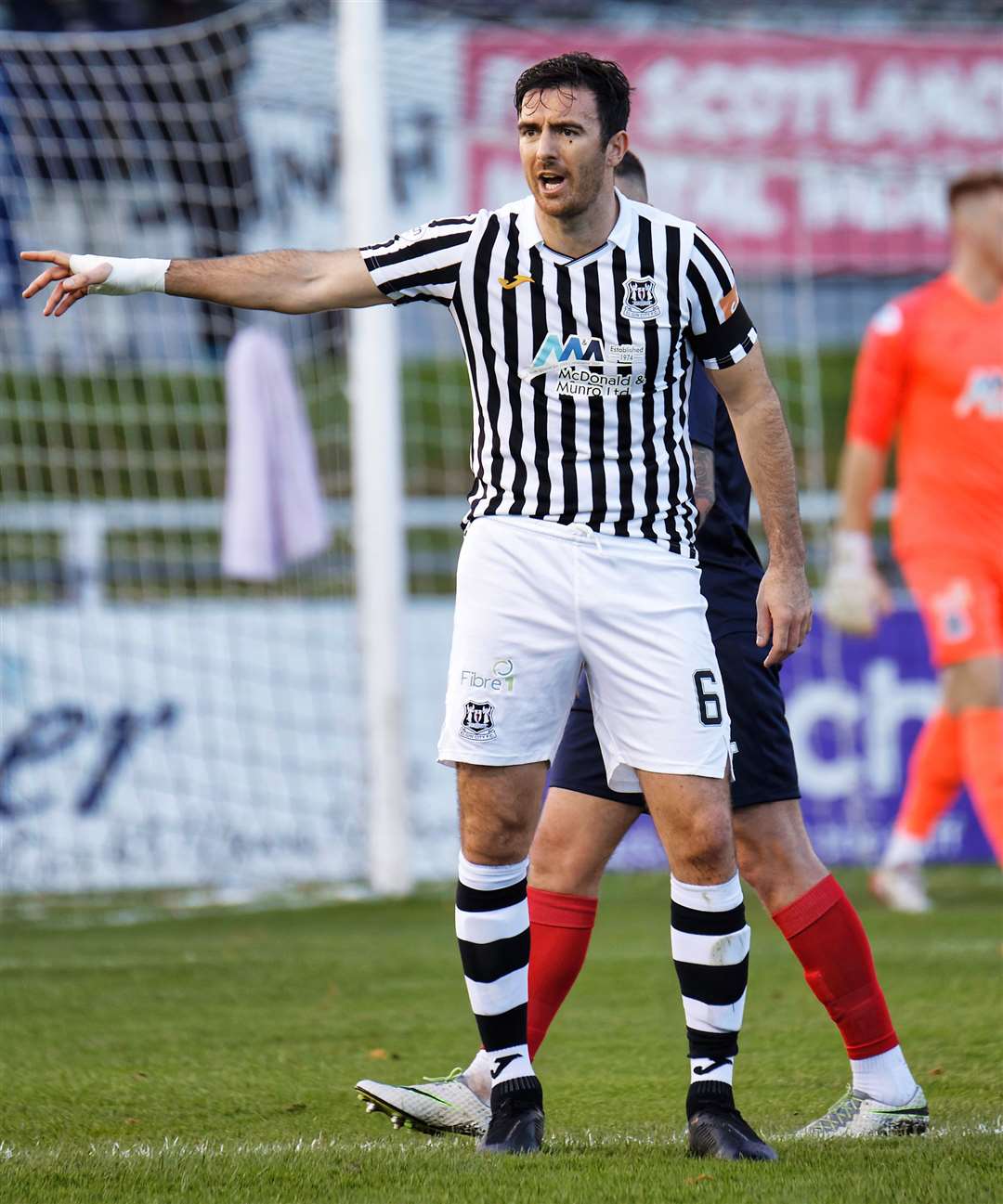 Ross Draper at Elgin City, where he has been appointed player manager. Photo: Bob Crombie