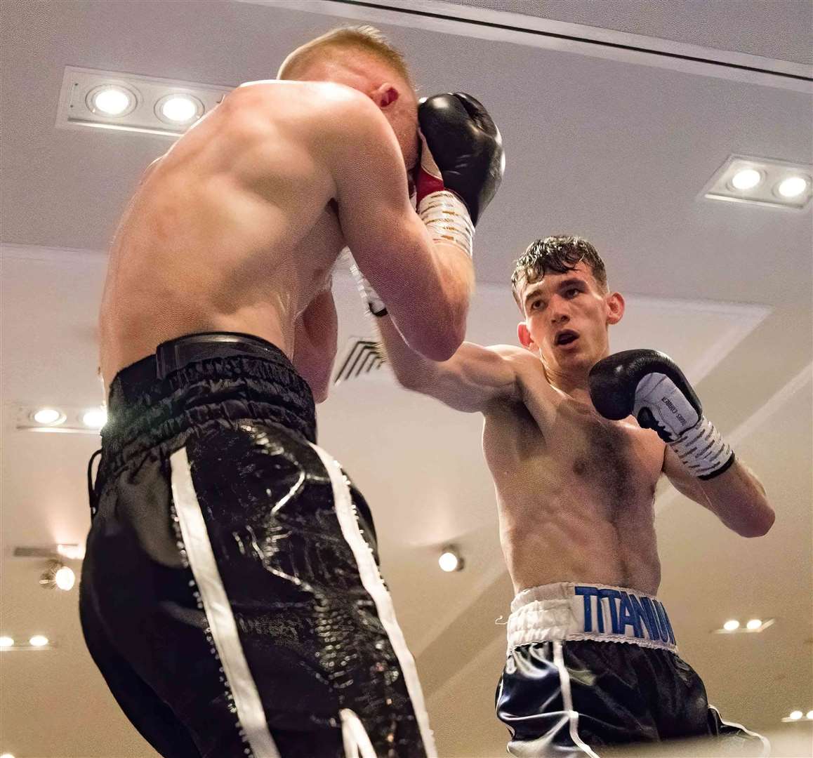4 x 3 Min Rounds Super-Bantamweight Triple Champion Calum Turnbull’s Fight on Saturday 15 October. at the New Drumossie Hotel Inverness. in the Blue Corner Calum Turnbull from Inverness City ABC v in the Red Corner Stephen Jackson From Manchester