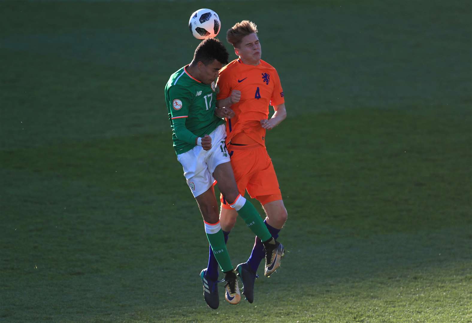 Tyreik Wright in action against the Netherlands for the Republic of Ireland (Mike Egerton/PA)