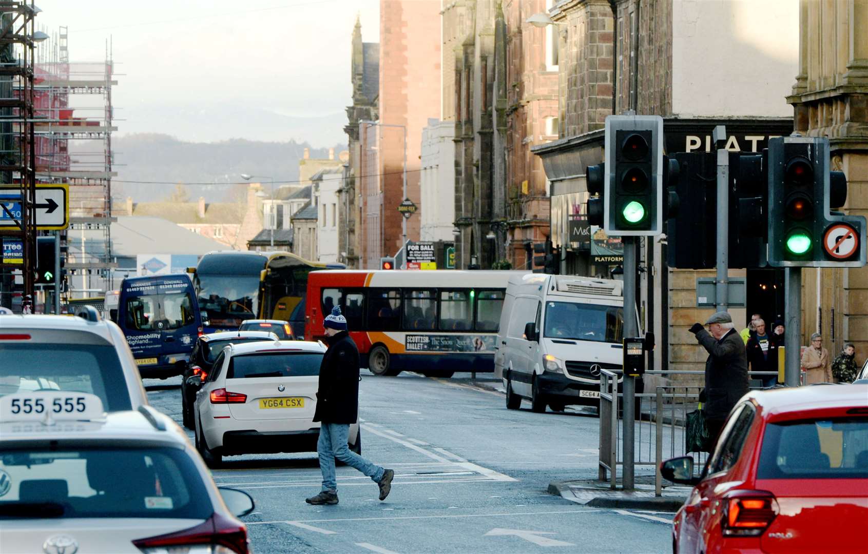 Academy Street in Inverness is the fourth most polluted in Scotland.