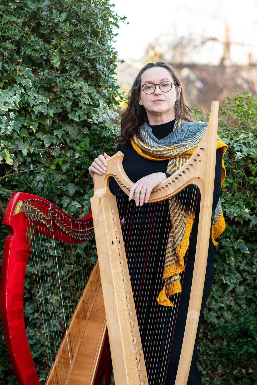Edinburgh-based harpistKaren Marshalsay plays Dores Village Hall on Saturday, October 29.