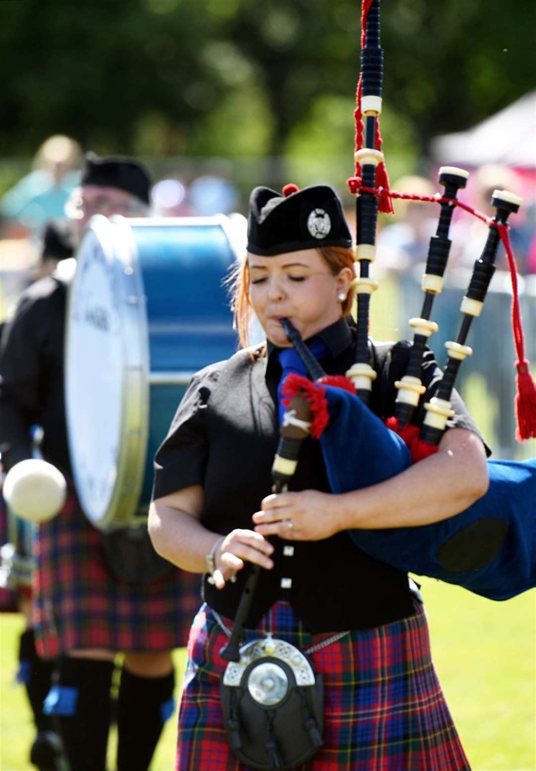 Hundreds of pipers performed at the event when it was staged in the summer.