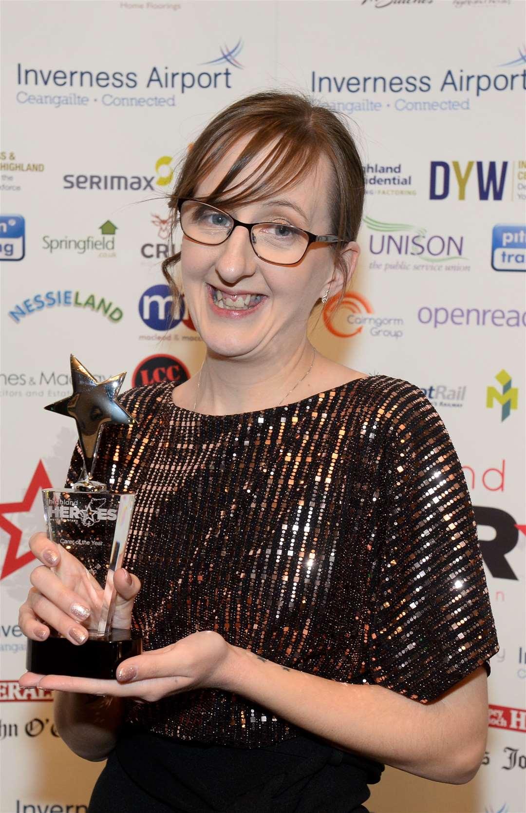 Carer of the year Claire Munro.