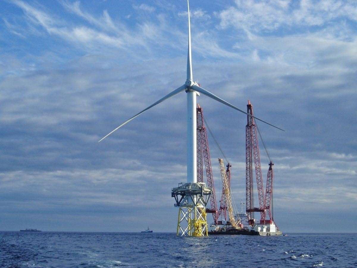 More offshore wind farms like Beatrice, seen here during construction, are in the pipeline after Crown Estate Scotland released details of its next leasing round. Picture: RePower (Senvion)