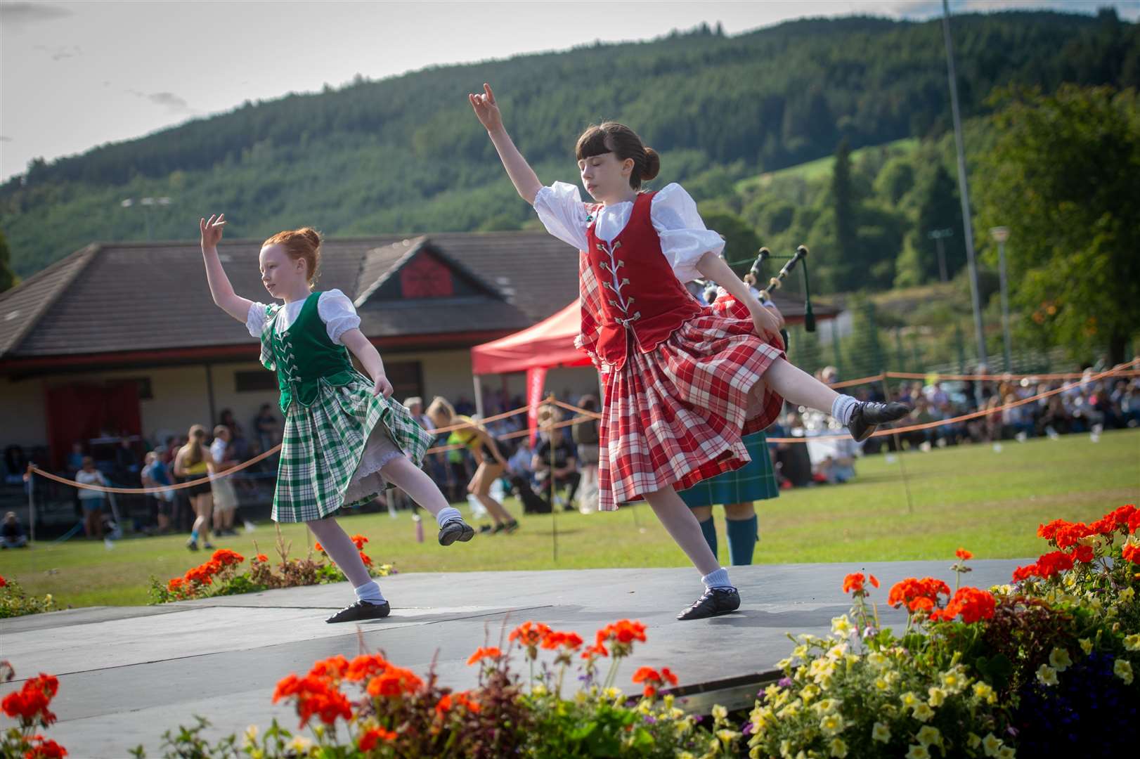 No Games day is complete without Highland dancers. Picture: Callum Mackay