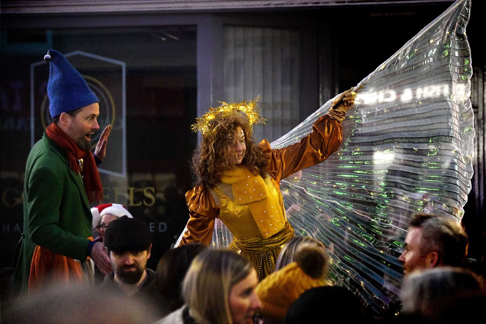 A scene from the Nairn Christmas lights switch-on event last winter.