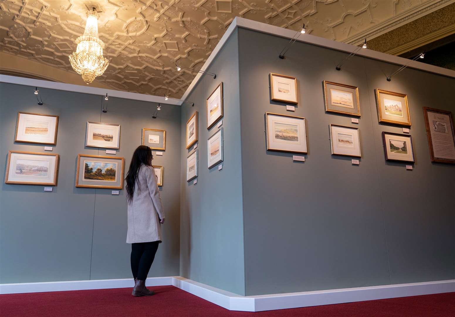The exhibition will be on show at Sandringham House in Norfolk (Joe Giddens/PA)