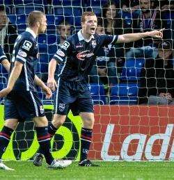Boyd broke Mark McCulloch's record midweek against Ayr United. Picture: Ken Macpherson.