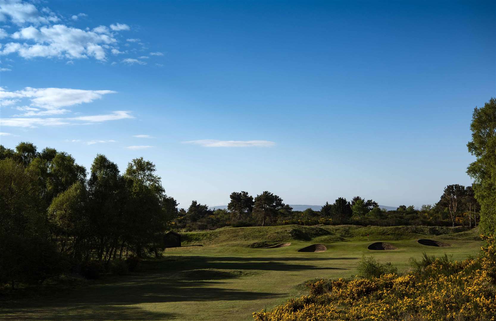 Nairn Dunbar Golf Club eighth hole.