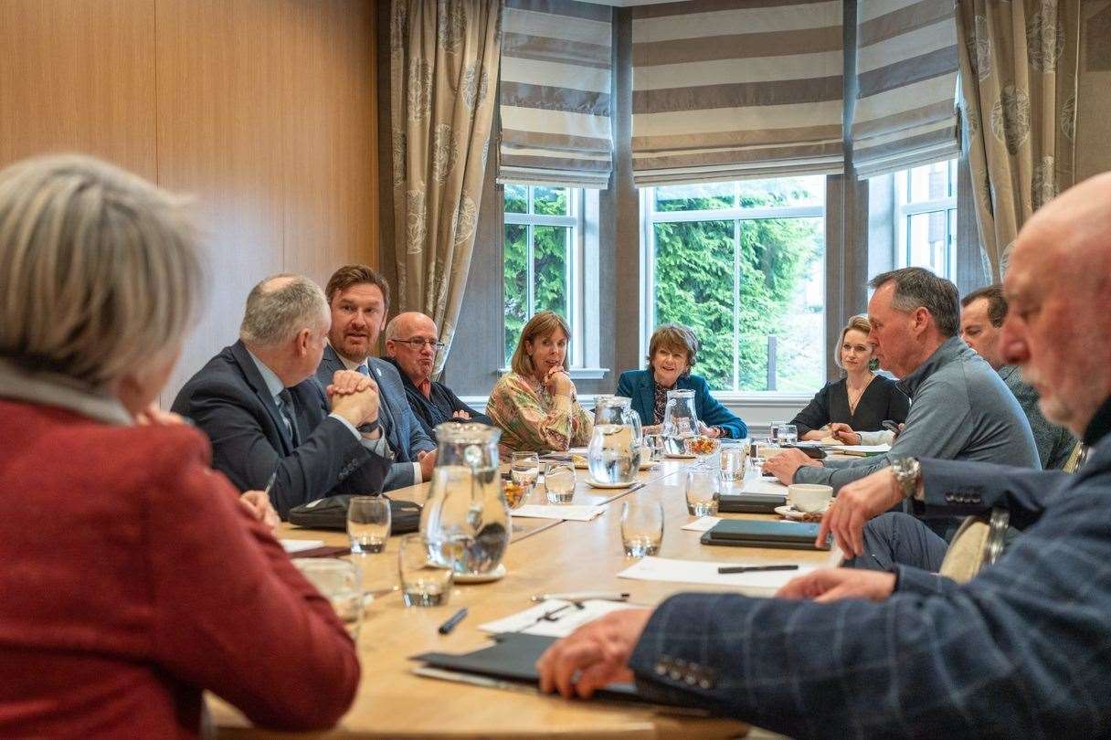 The roundtable meeting of Richard Lochhead MSP and tourism leaders