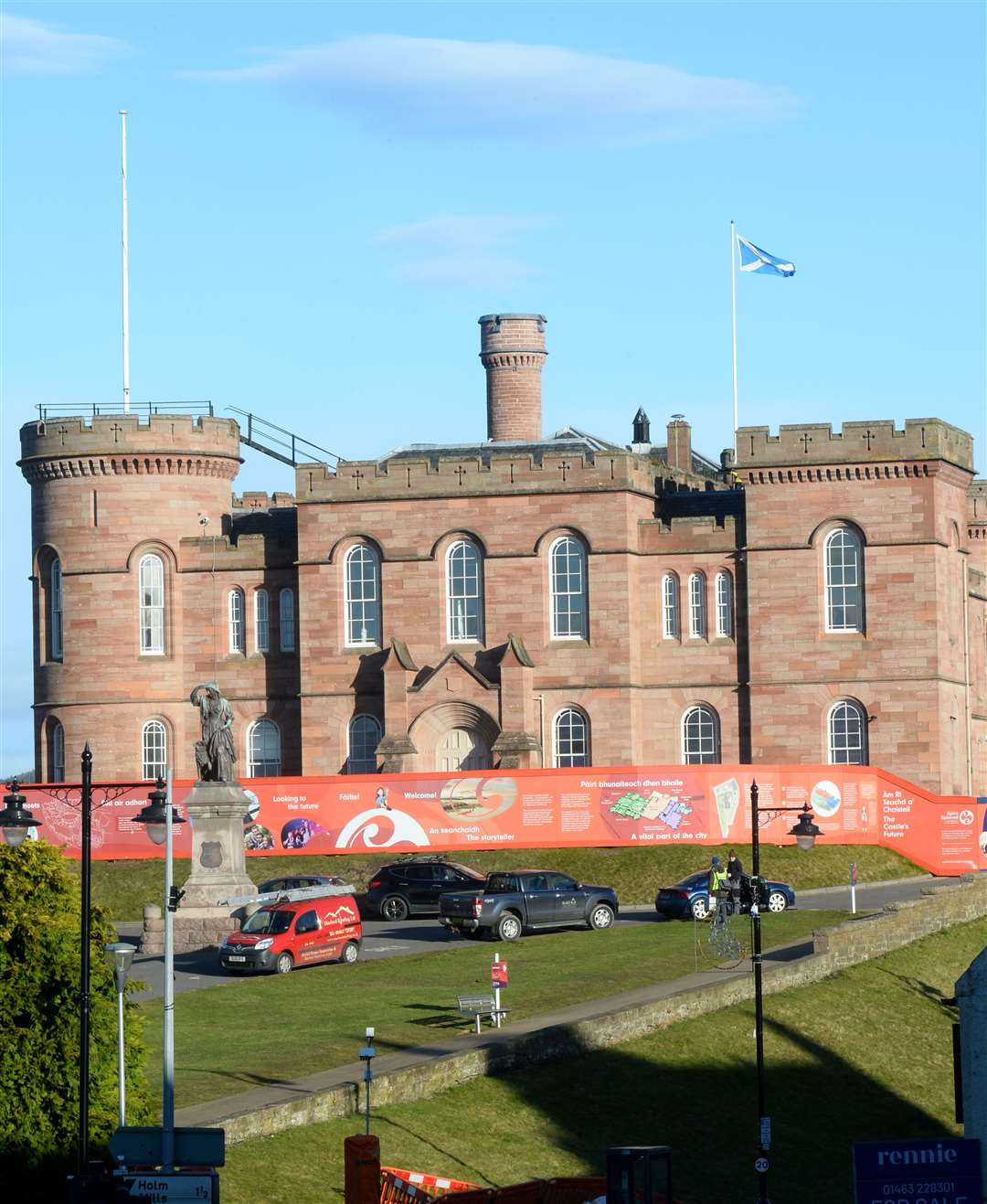 Inverness Castle is being transformed into a visitor attraction to celebrate the Spirit of the Highlands.