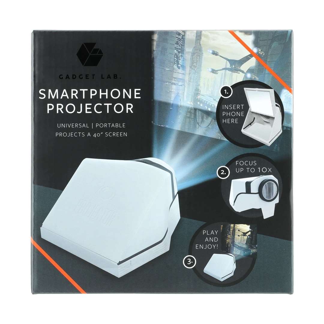 Smartphone projector. Picture: Handout/PA.