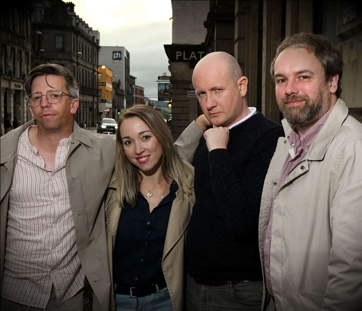 George Campell, Irina Campbell, Gary Crombie and Scott Maclennan. Picture: James Mackenzie.