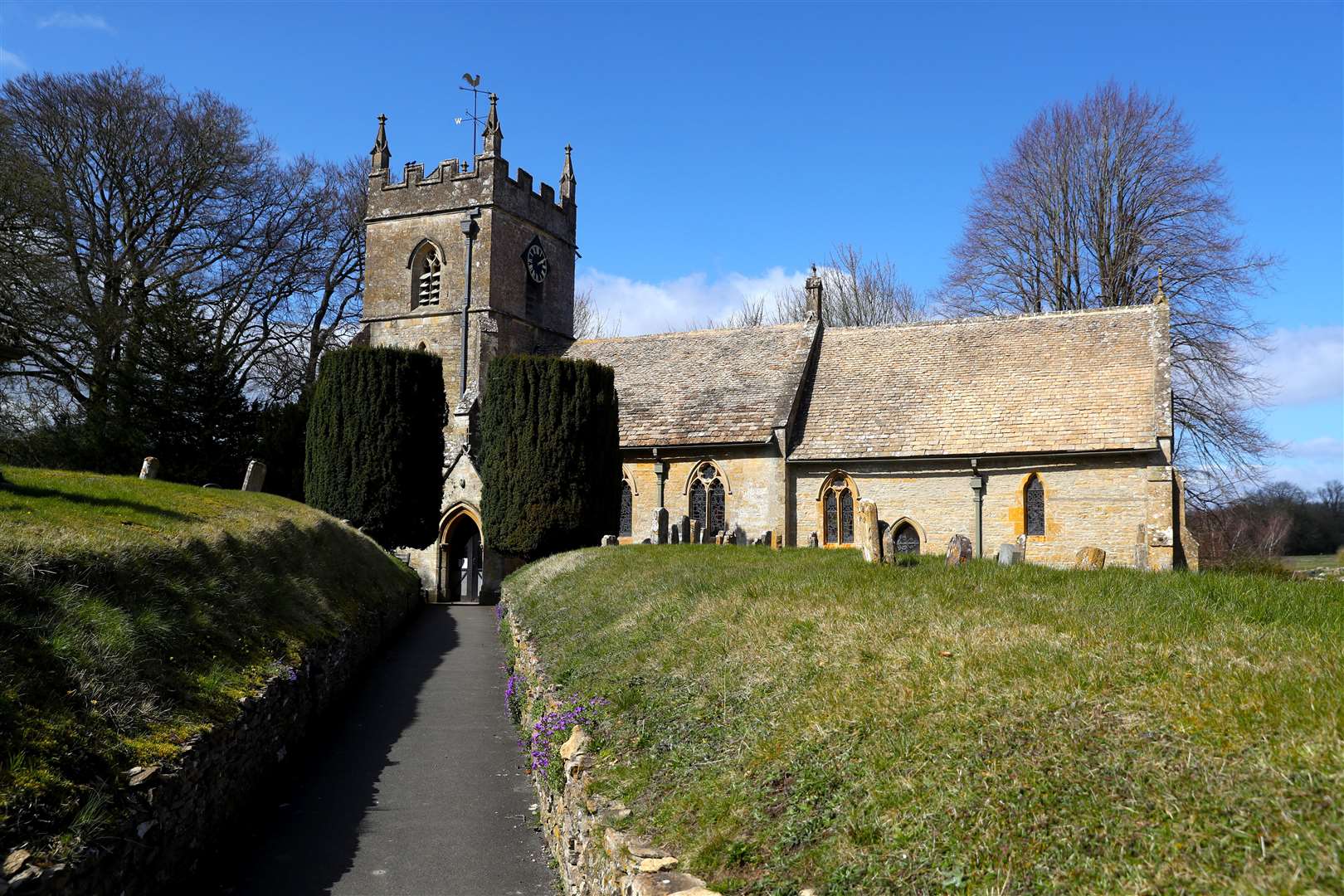 Church buildings are often key parts of local cultural life, the trust said (David Davies/PA)