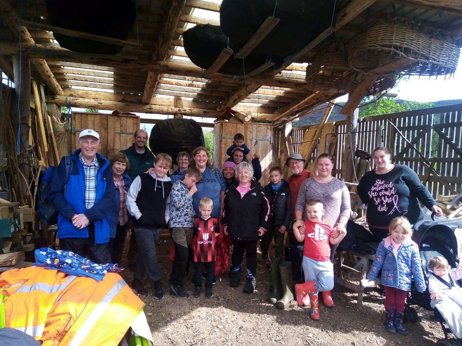 Hilton Family Support organised a trip to Abriachan Forestry Trust which was enjoyed by adults and children.
