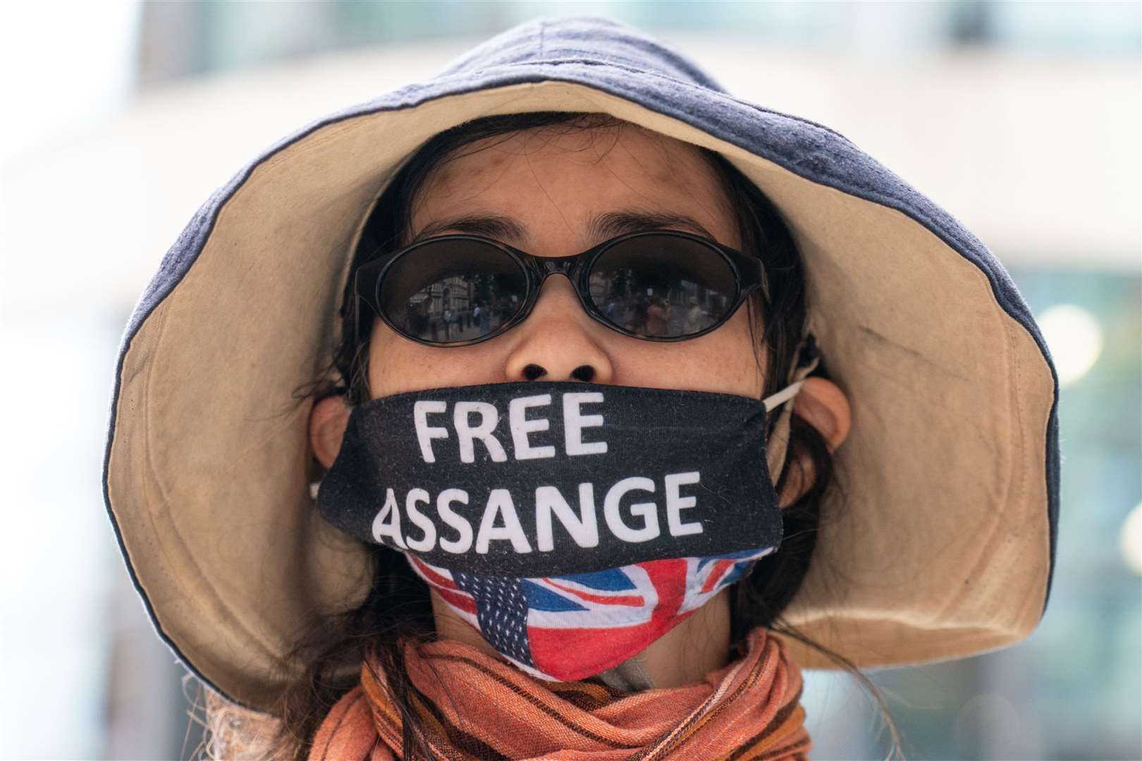 Supporters of WikiLeaks founder Julian Assange (Dominic Lipinski/PA)