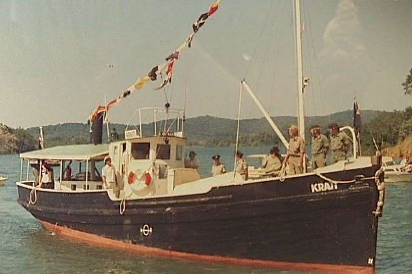 Morris was Medical Orderly in the MV Krait ship (Noonans/PA)