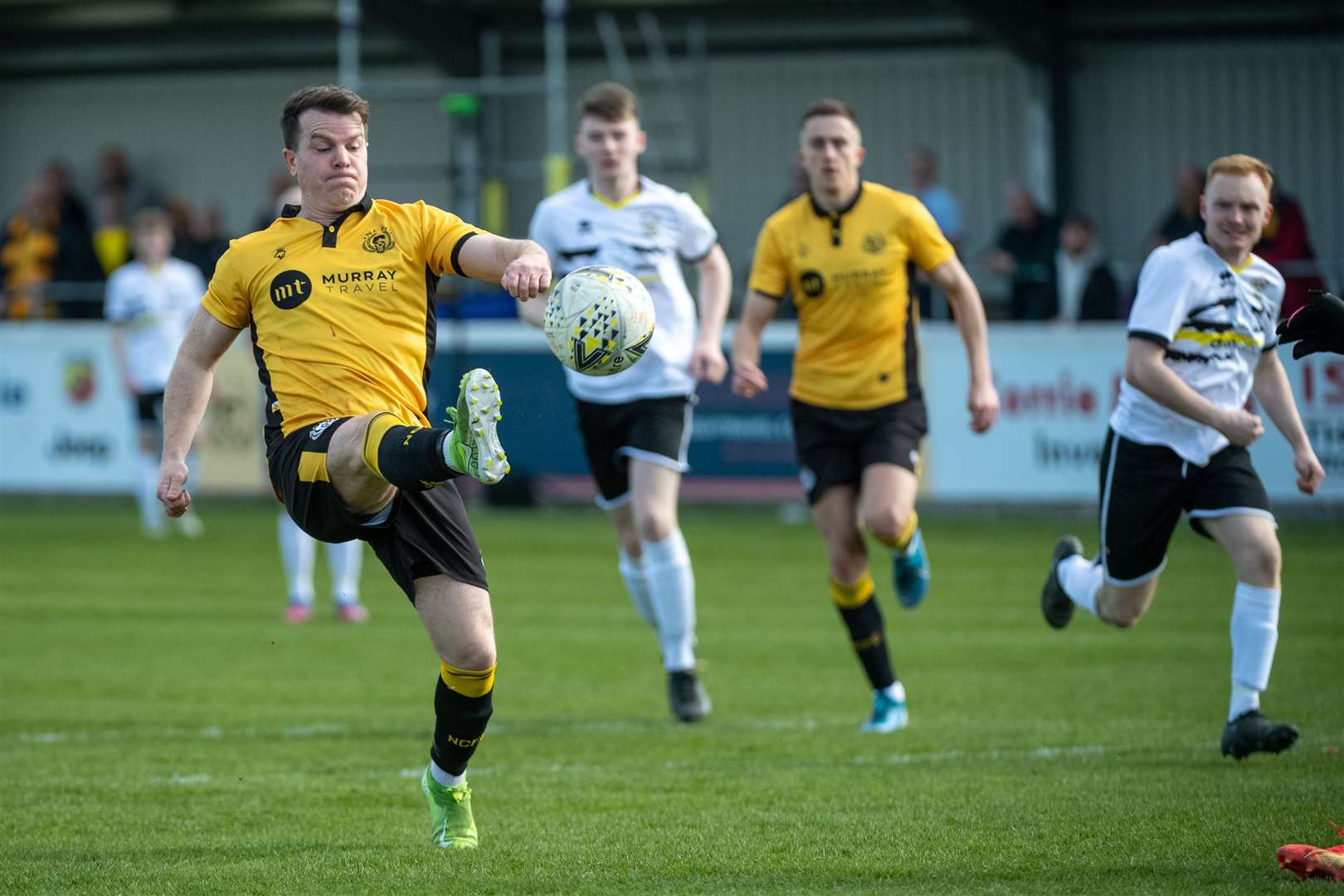 Conor Gethins scored the winning goal for Nairn County against new side Clachnacuddin last time the teams met, in April. Picture: Callum Mackay