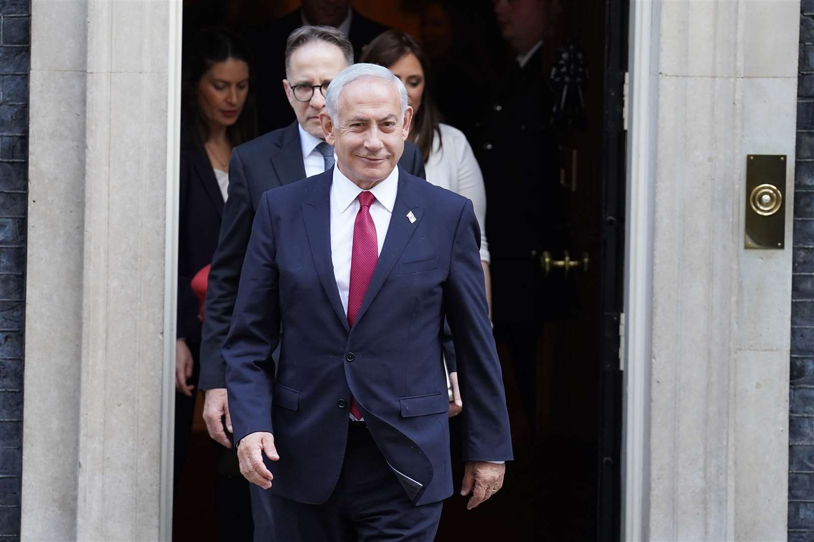 Israeli prime minister Benjamin Netanyahu is opposed to recognition of a Palestinian state after the conflict with Hamas has ended (Stefan Rousseau/PA)