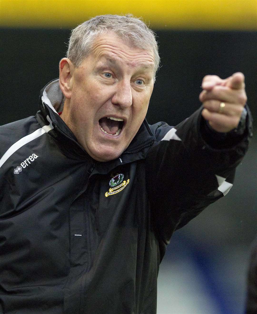Furious ... ICT manager Terry Butcher could do angry as well as happy.