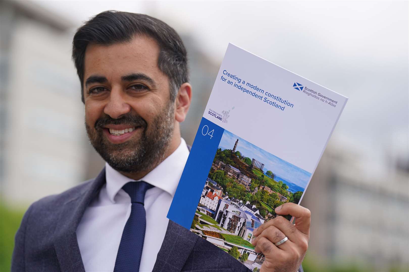 First Minister Humza Yousaf launched the latest Building a New Scotland prospectus paper earlier this week (PA)