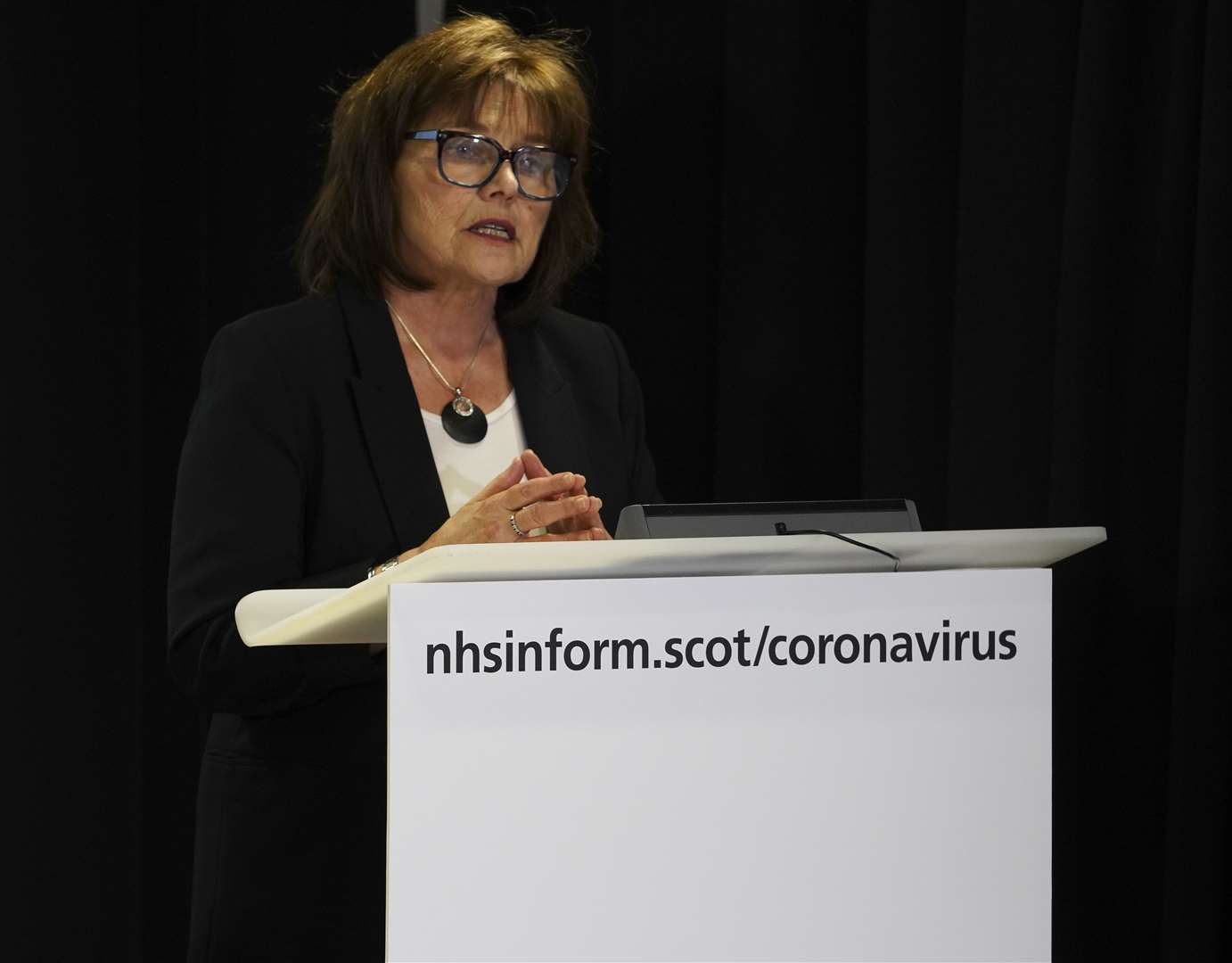 Scottish Government Health Secretary Jeane Freeman Leaves Door