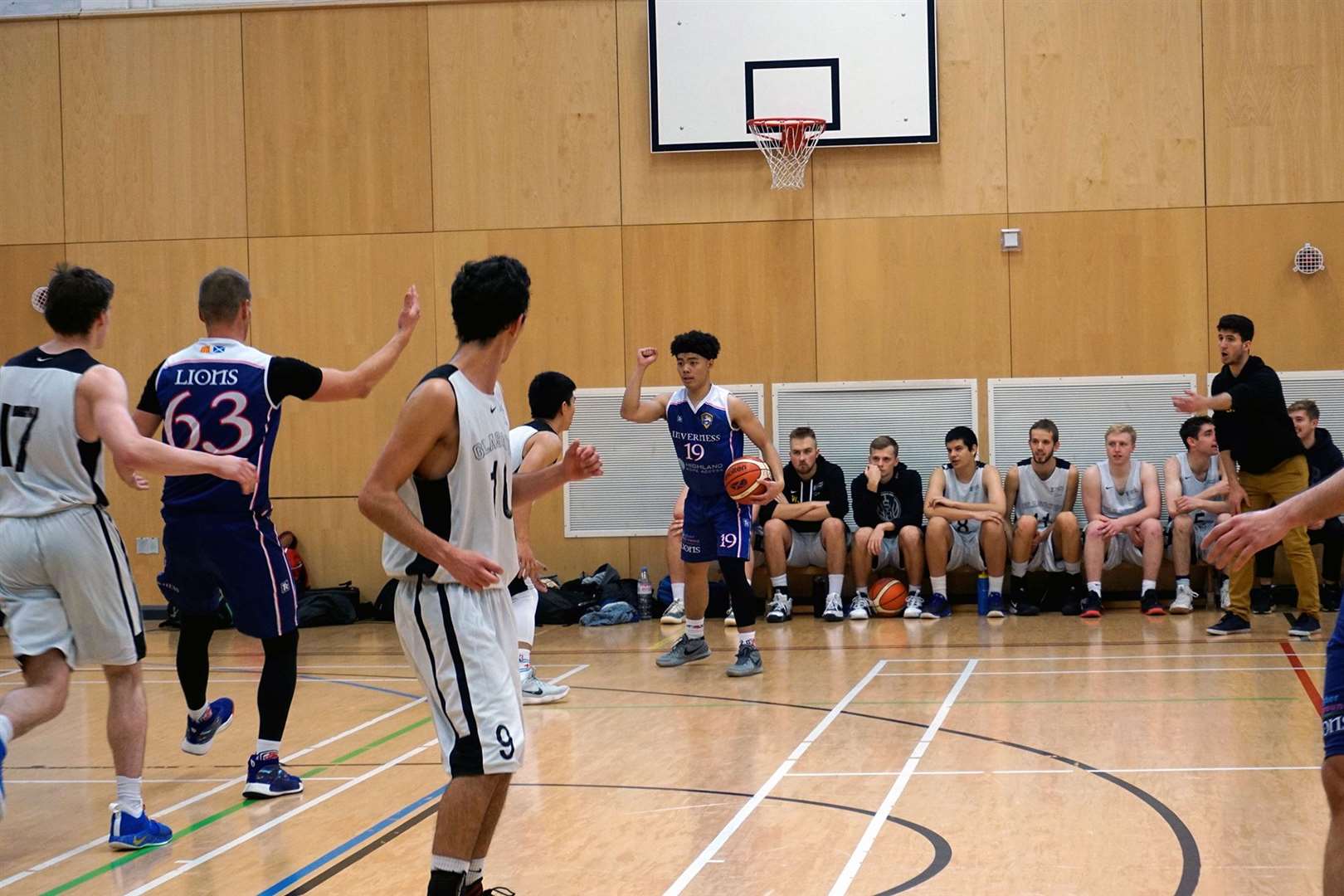 Ralph Panlilio was Inverness City Lions’ top player against Glasgow University B, scoring 10 points in the 72–64 defeat.