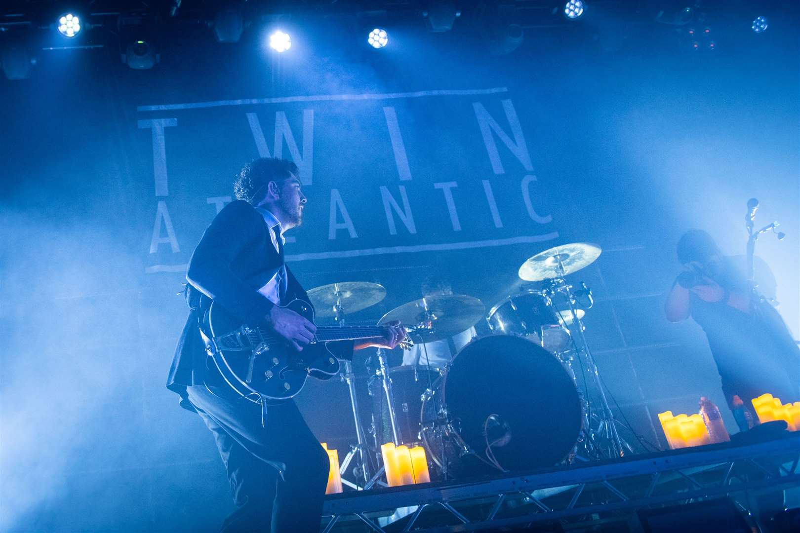 Black suits and ties will be worn by Twin Atlantic and Sam McTrusty. Picture: Callum Mackay