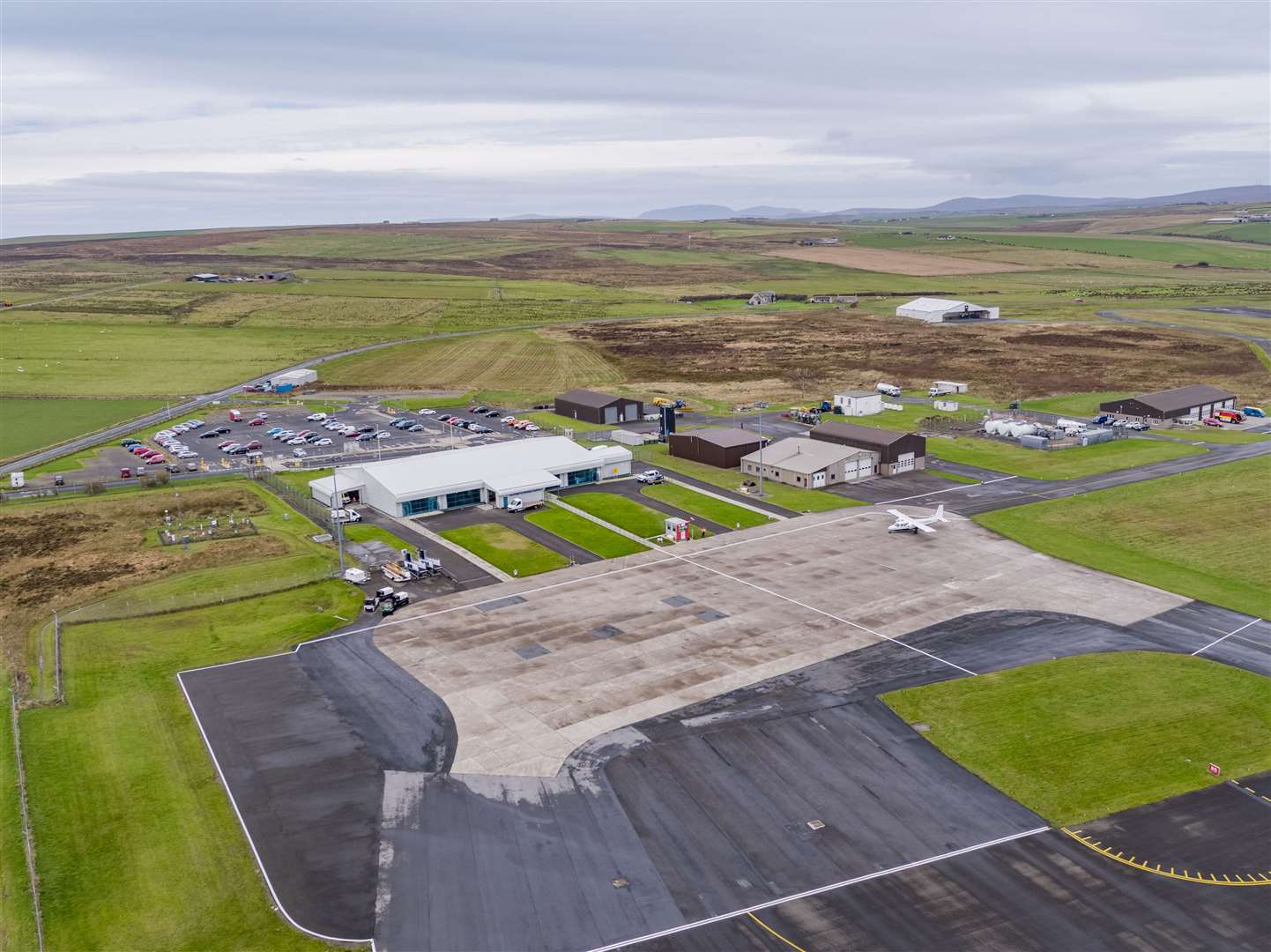 Kirkwall Airport, operated by HIAL.