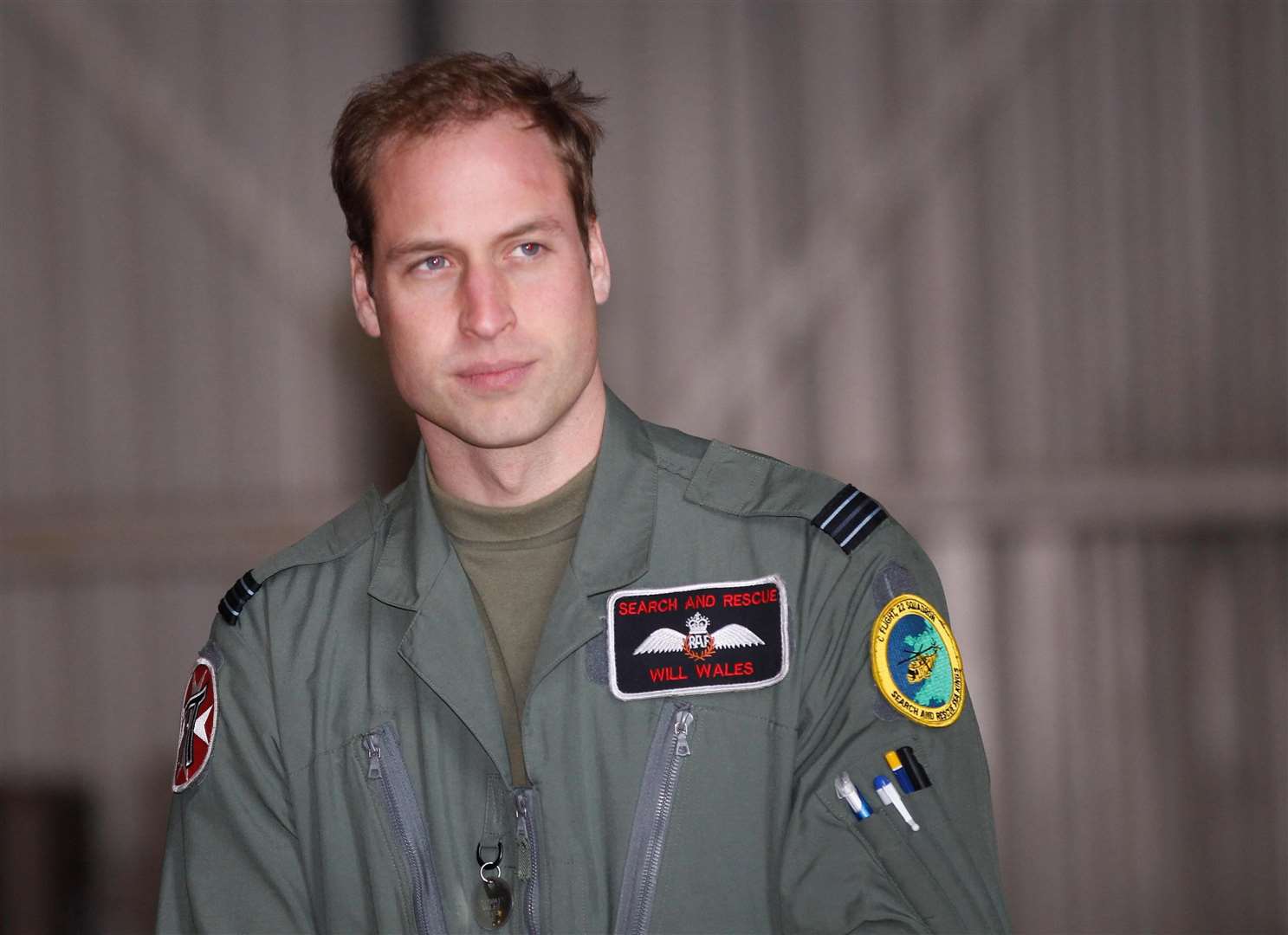 William in 2012 as a RAF search and rescue pilot after returning from a six-week posting on the Falklands Islands (Christopher Furlong/PA)
