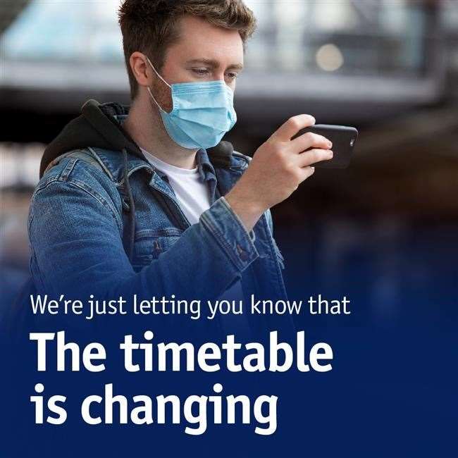 Scotrail's timetable changes start from Sunday.