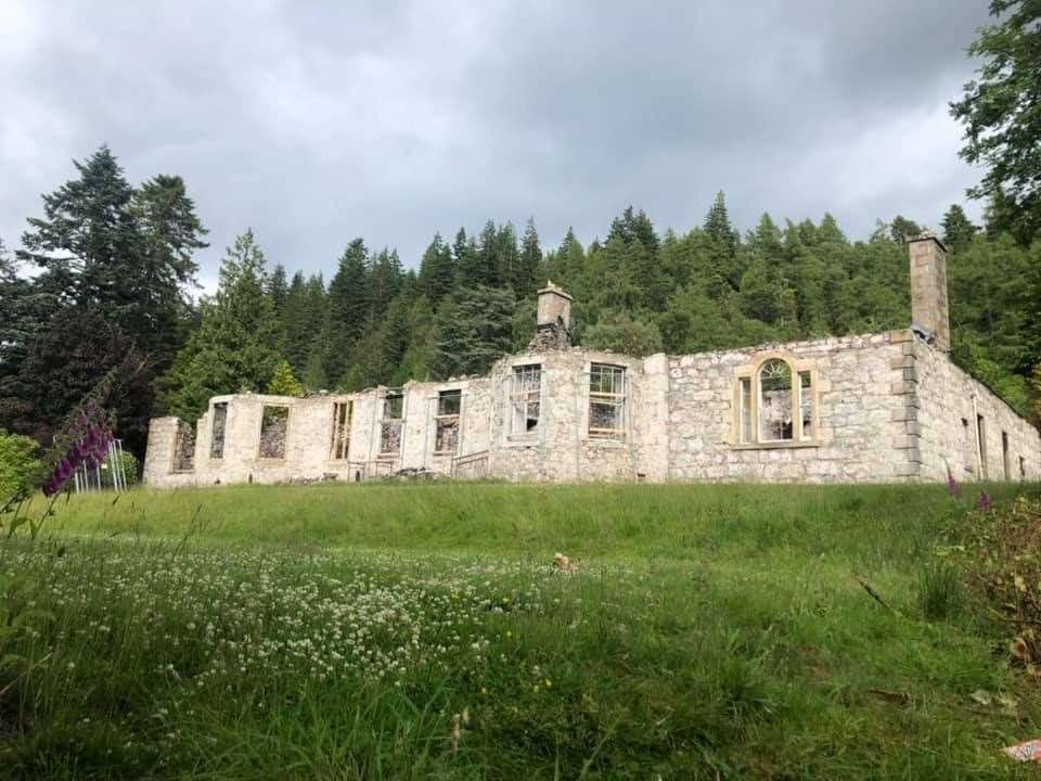 Boleskine House was badly damaged by fire in 2015 and 2019.