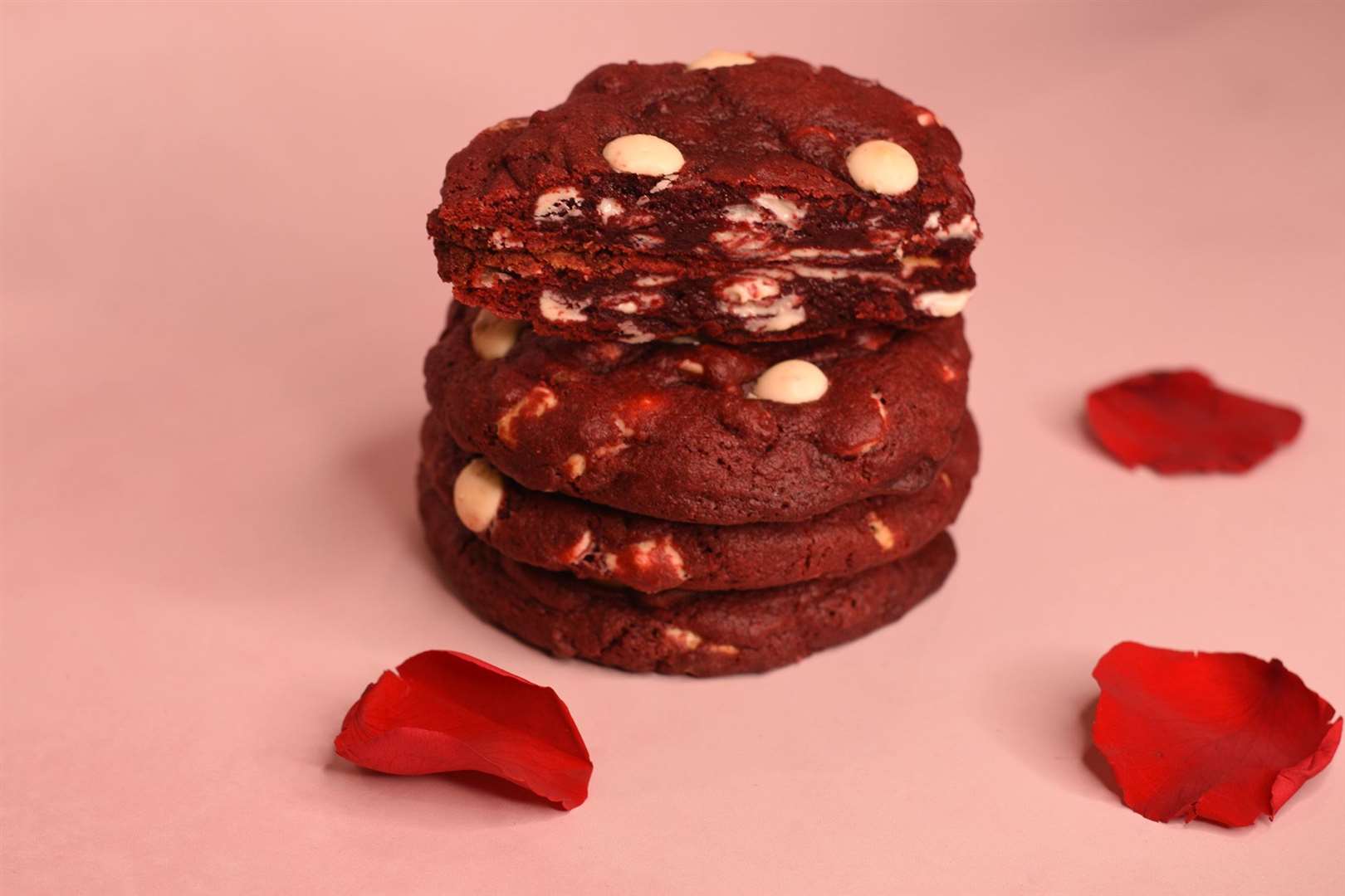 Red velvet cookies.