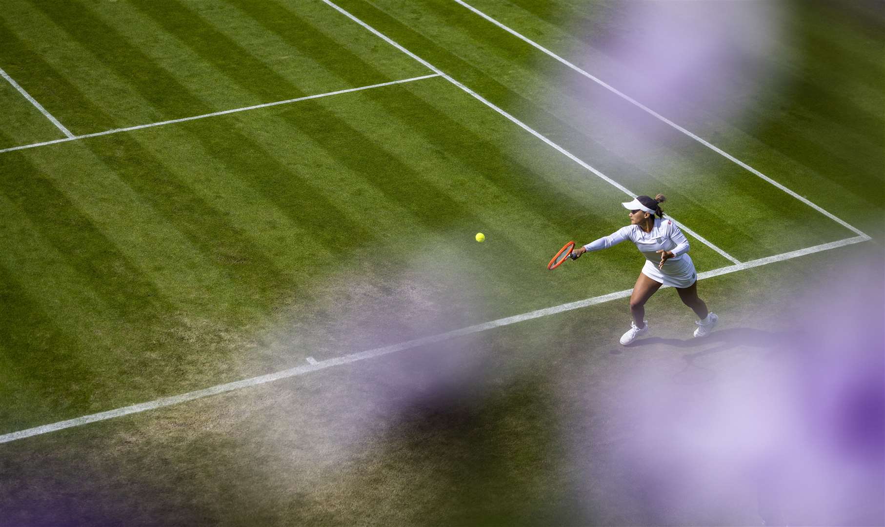 Wimbledon has been quieter than usual as it returns to full capacity in 2022 (Steven Paston/PA)